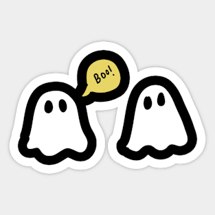 Boo Sticker